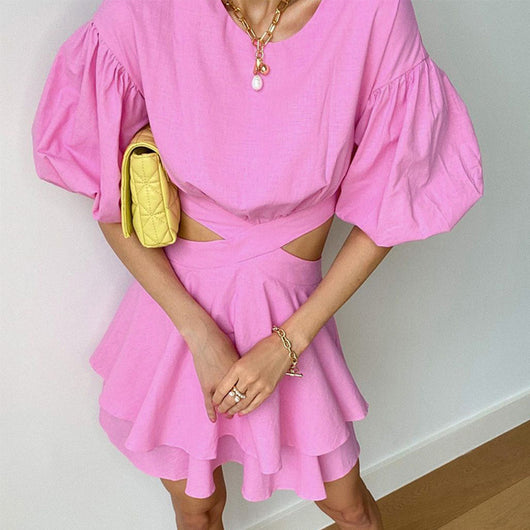 Vestido de Algodón Puro con Espalda Descubierta - Diseño Elegante y Sofisticado - Image 8
