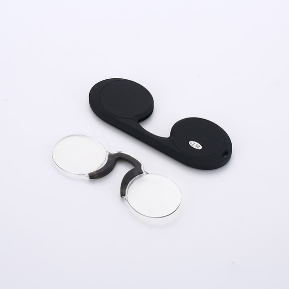 Gafas de Lectura con Clip Nasal de Silicona Portátil