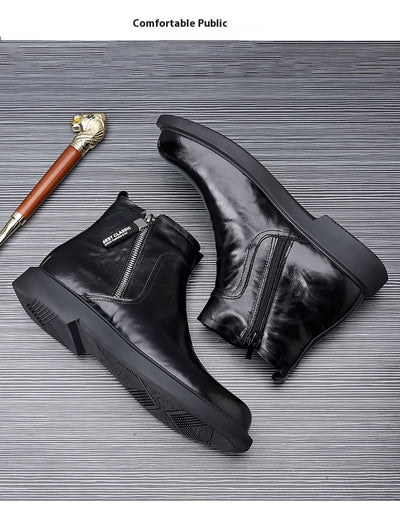 Botas de Trabajo Estilo Británico Antideslizantes Transpirables para Hombre - Image 20