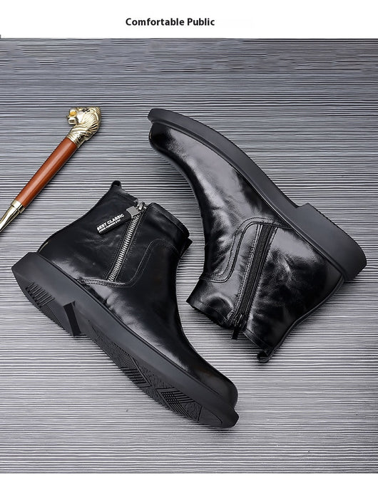 Botas de Trabajo Estilo Británico Antideslizantes Transpirables para Hombre - Image 20