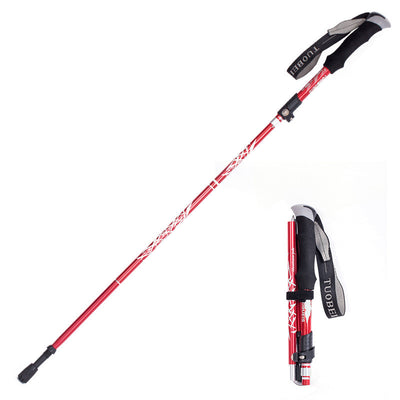 Bastones de Trekking Ultraligeros Ajustables 5 Secciones - Postes Anti Impacto - Image 4