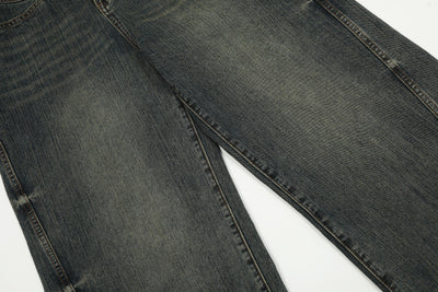 Pantalones Hombre Efecto Desgastado Corte Recto Suelto - Image 25
