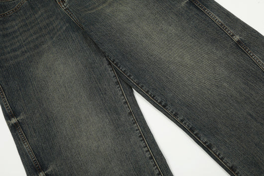 Pantalones Hombre Efecto Desgastado Corte Recto Suelto - Image 25