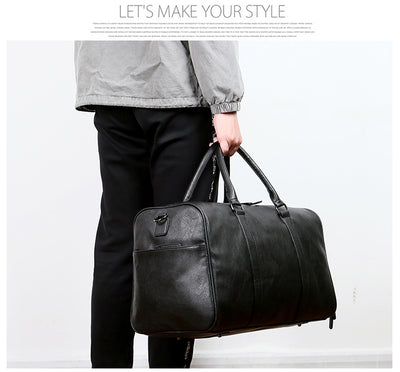 Bolso de Cuero Retro Vintage para Hombre - Gran Capacidad Estilo Europeo - Image 9