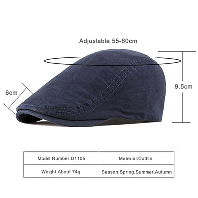 Boina Retro Casual para Hombre - Estilo Vintage Primavera y Otoño - Image 6