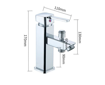 Grifo Monomando Lavabo Ducha 2 en 1 con Control de Agua Caliente y Fría - Image 5