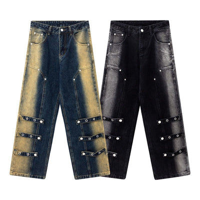 Jeans Unisex Estilo Urbano American Monkey Wash - Image 11