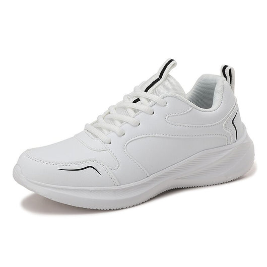 Tenis Casual Impermeables de Cuero con Suela Suave para Mujer - Image 9