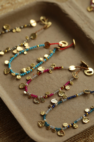 Pulsera de Piedra Natural Tejida a Mano para Mujer - Image 25