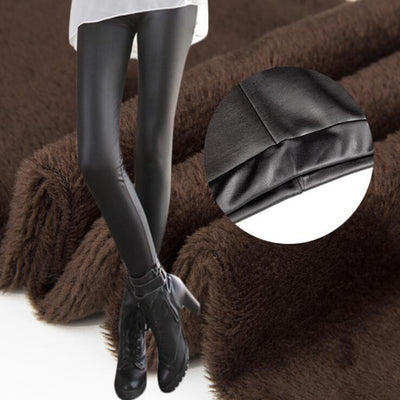 Leggins de Cuero Sintético con Forro Polar Térmico - Image 18
