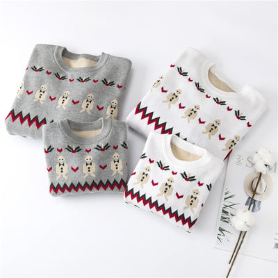 Suéter Familiar Año Nuevo Mamá e Hija - Tejido Coordinado - Image 12