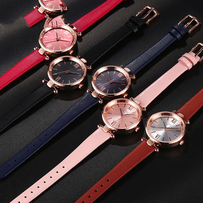 Reloj de Cuarzo Impermeable para Estudiantes - Diseño Minimalista en Cuero - Image 15