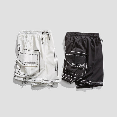 Pantalones Cortos Deportivos Hombre Cintura Suelta Cinco Puntos - Image 6