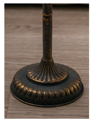 Candelabro de Piso Hierro Forjado Estilo Retro Vintage - Image 11