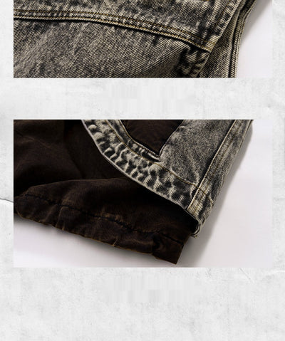 Chaleco Denim Combinado con Cierre para Hombre - Ideal para Verano - Image 12