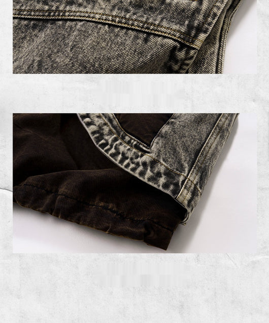 Chaleco Denim Combinado con Cierre para Hombre - Ideal para Verano - Image 12