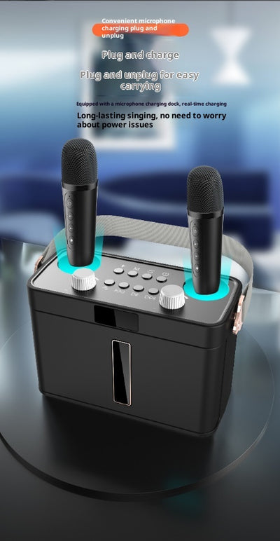 Parlante Bluetooth Karaoke Profesional con Doble Micrófono para Eventos - Image 11