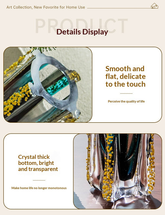 Adornos de Cristal Transparente Artísticos Modernos - Image 10