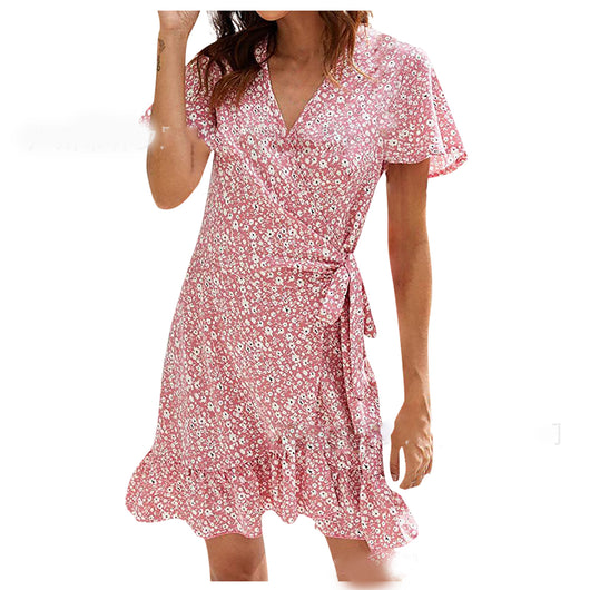 Falda Estampada con Costura Elegante Cintura Media Vestido Ejecutivo - Image 7