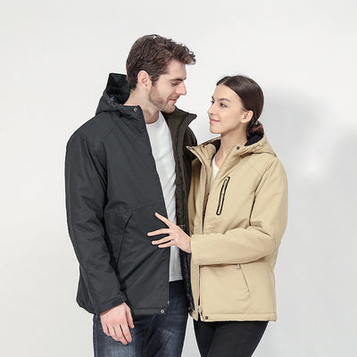 Chaqueta Calefactable USB Unisex para Invierno al Aire Libre - Image 4