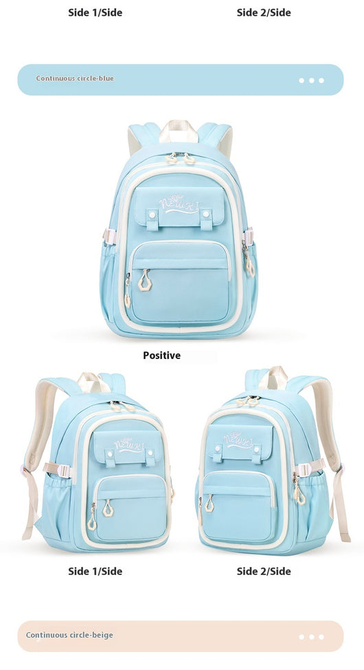 Mochila Escolar Impermeable de Gran Capacidad y Múltiples Compartimentos para Niñas - Image 14