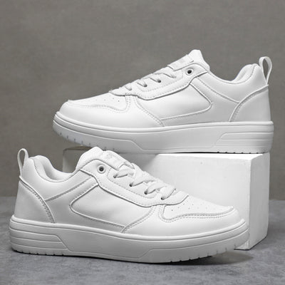 Zapatillas Blancas Para Parejas - Tenis Blancos Puros Para Hombre Primavera y Otoño - Image 2