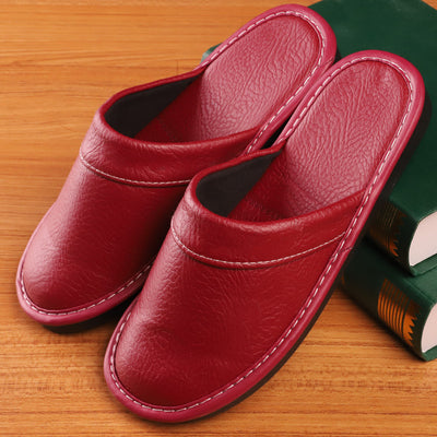 Pantuflas de Cuero Lazy Four Seasons - Comodidad para el Hogar - Image 2