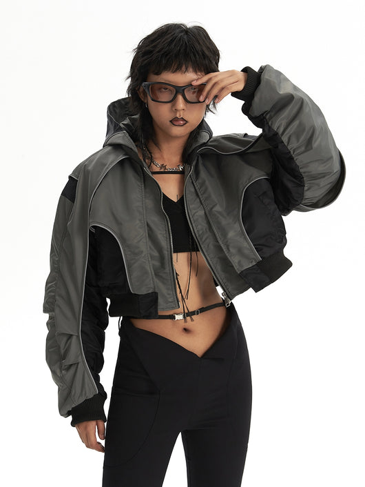 Chaqueta Bomber MA-1 con Detalles Reflectantes - Image 3