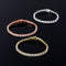 Pulsera de Circón Geométrico Triangular 5MM