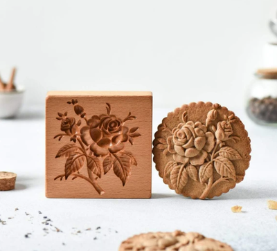 Sello Estampador de Galletas Provenza Rose - Diseño Floral Elegante - Image 2