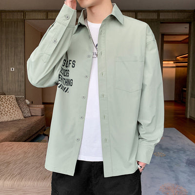 Camisa Casual de Manga Larga Mutuyu para Hombre - Image 9