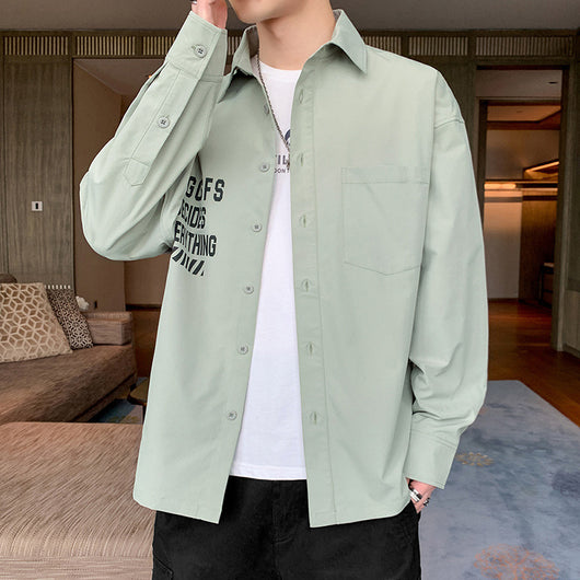 Camisa Casual de Manga Larga Mutuyu para Hombre - Image 9