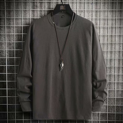 Camiseta Básica Cuello Redondo Talla Grande Hombre Primavera - Image 7