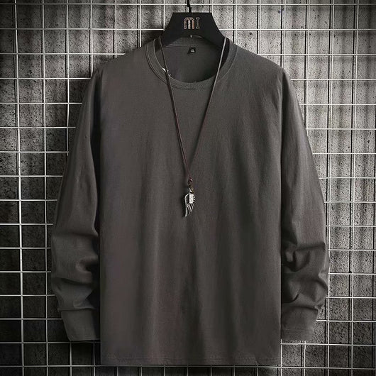 Camiseta Básica Cuello Redondo Talla Grande Hombre Primavera - Image 7