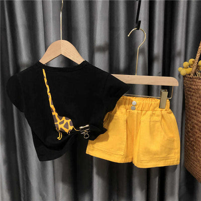 Conjunto de Dos Piezas Niños y Niñas - Playera y Shorts de Verano - Image 2