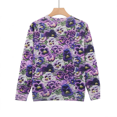 Blusa Estampada Digitalmente Talla Grande Cuello Redondo - Image 4