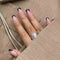 Uñas Postizas Adhesivas Efecto Ballet Esmerilado - Manicura Perfecta Lista para Usar