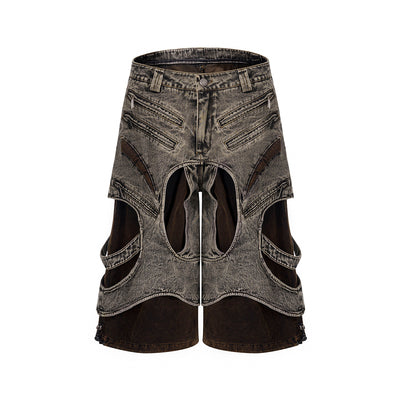 Chaleco Denim Combinado con Cierre para Hombre - Ideal para Verano - Image 5