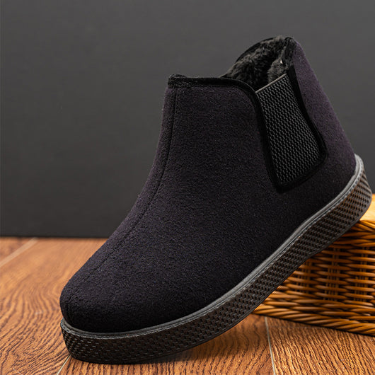 Zapatos Tradicionales Chinos Beijing con Forro Polar para Papá - Image 12