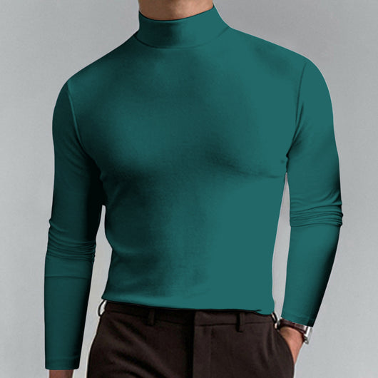 Camiseta Térmica de Cuello Alto Manga Larga para Hombre - Image 6