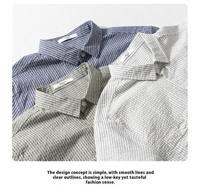 Camisa Casual de Algodón Manga Corta para Hombre - Versátil y Moderna - Image 5