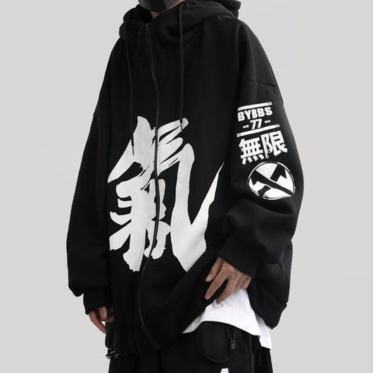 Sudadera con Capucha Hip Hop Oversize - Image 8
