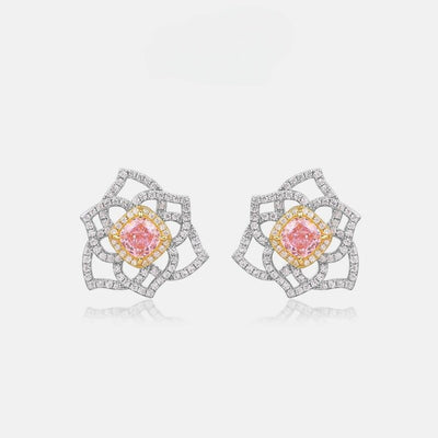 Aretes de Plata S925 con Cristales Hexagonales y Circonitas Brillantes - Image 5