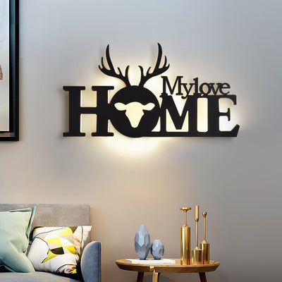 Letras Luminosas LED de Pared - Decoración Creativa