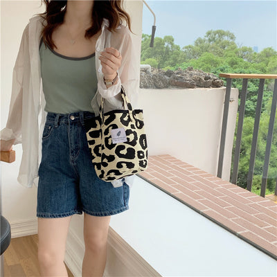Bolso de Lona con Estampado Animal y Gran Capacidad - Image 13