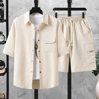 Conjunto de Uniforme Ligero para Trabajo: Blusa y Pantalón Corto - Image 15