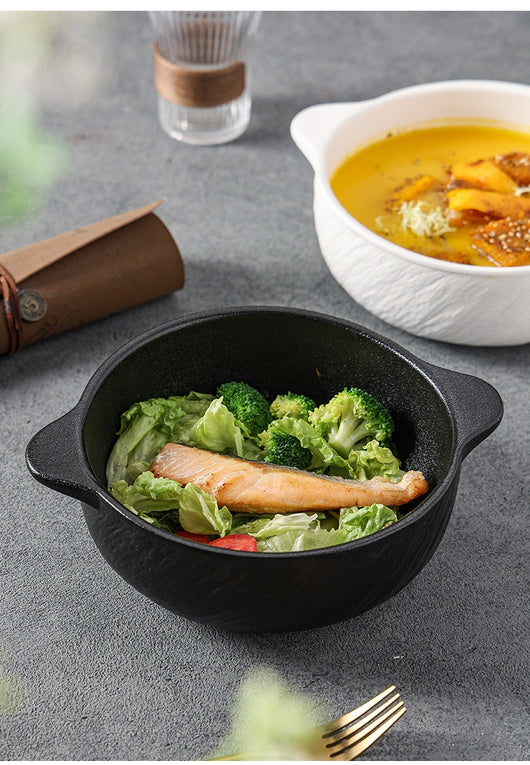 Tazón Minimalista para Fideos Instantáneos con Diseño Binaural Japonés - Image 14