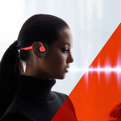 Auriculares Deportivos Bluetooth E300 con Conducción Ósea - Gris Negro - Image 4