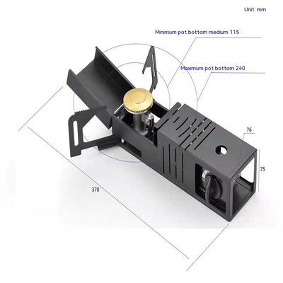 Estufa Portátil Plegable para Camping y Asados - Image 2
