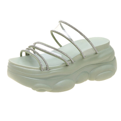 Pantuflas Cómodas con Suela Elevada y Diseño Minimalista - Image 9